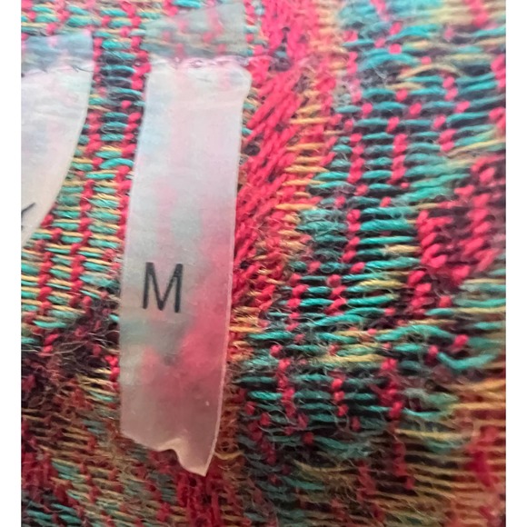 SOFT SURROUNDINGS sz M wool blend paisley caftan top EUC - Picture 2 of 5